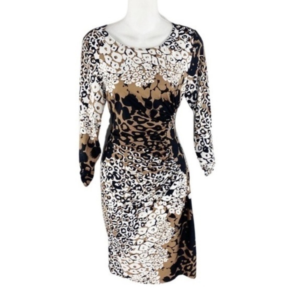 AA Studio leopard print jersey dress S23